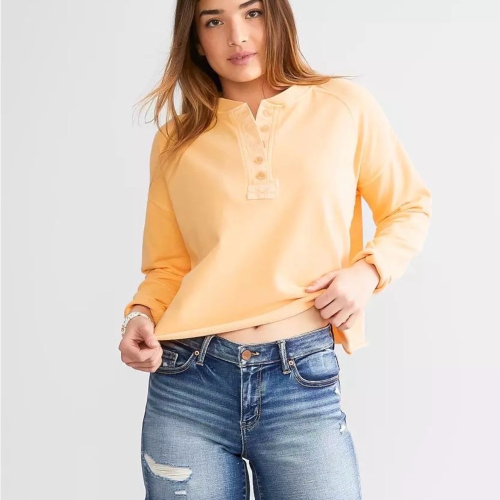 Billabong “Keep Talking Henley” long sleeve shirt